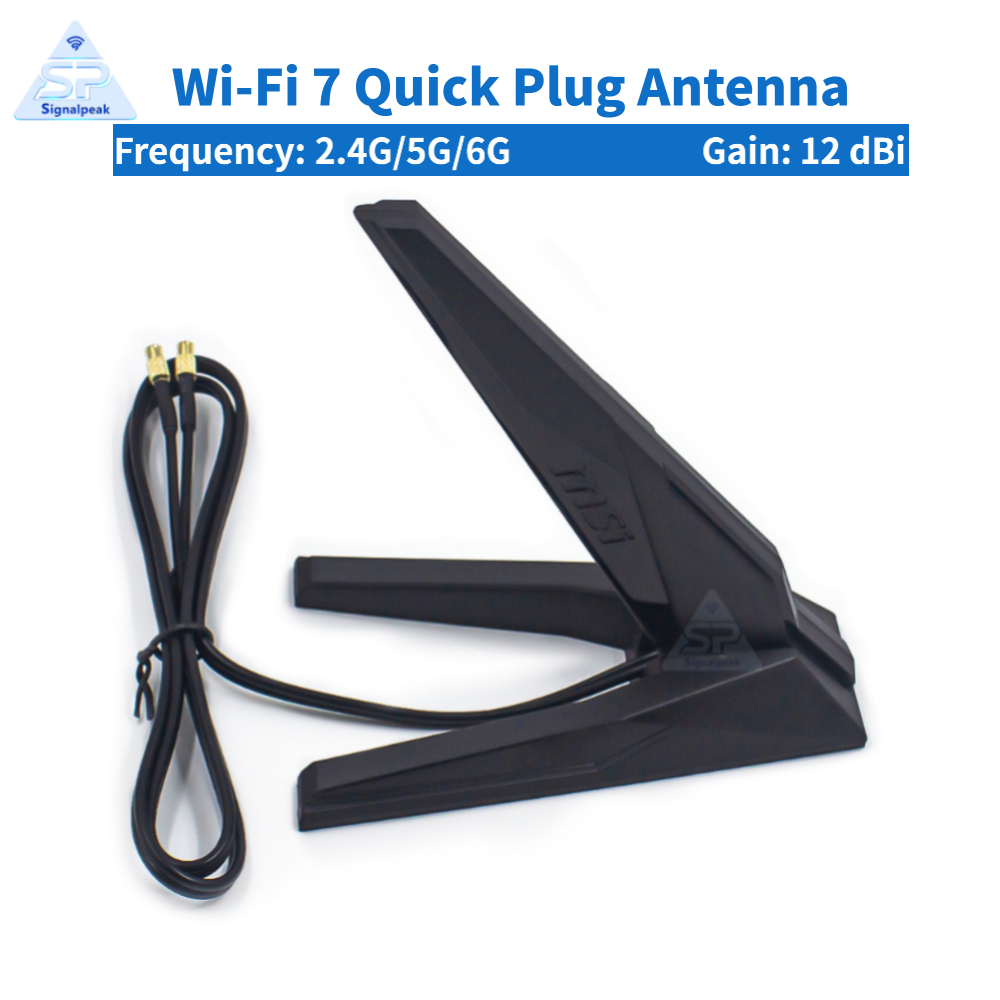 Z890 Wi-Fi 7 Motherboard - Original Wi-Fi 7 Tri-Band Antenna 6GHz