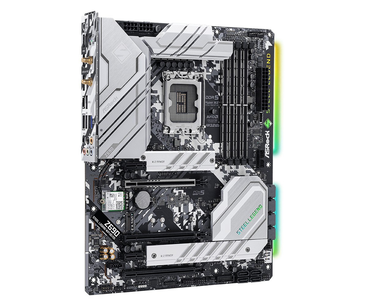 ASROCK Z690 Steel Legend WiFi  - X870E Atx Motherboard 评论和价格
